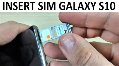 samsung s10 sd karte einlegen.
